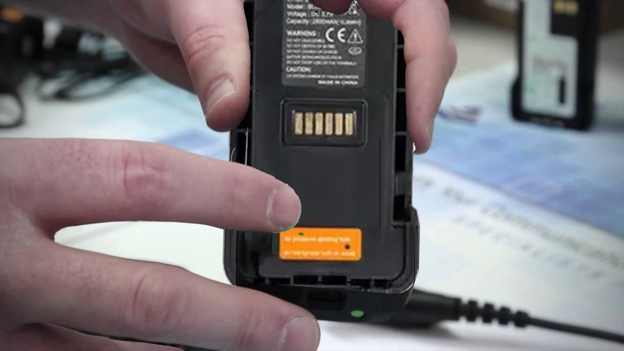checking-two-way-radio-battery