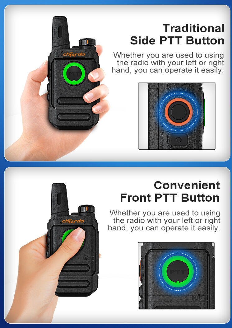 Using the PTT Button: Press and Hold to Talk