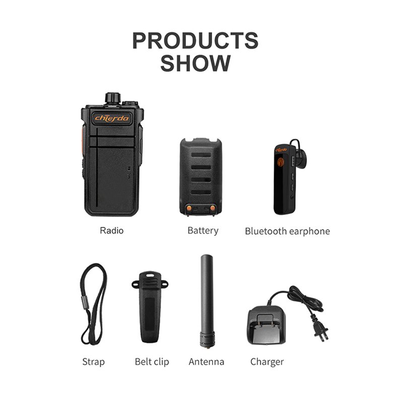 Chierda CD101plus Built-in-Bluetooth Radio with Earpiece - Image 6