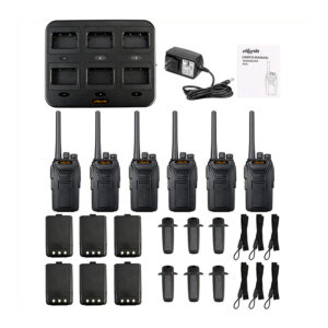 Chierda CD318 Durable Rugged Handheld Radio (6 packs)
