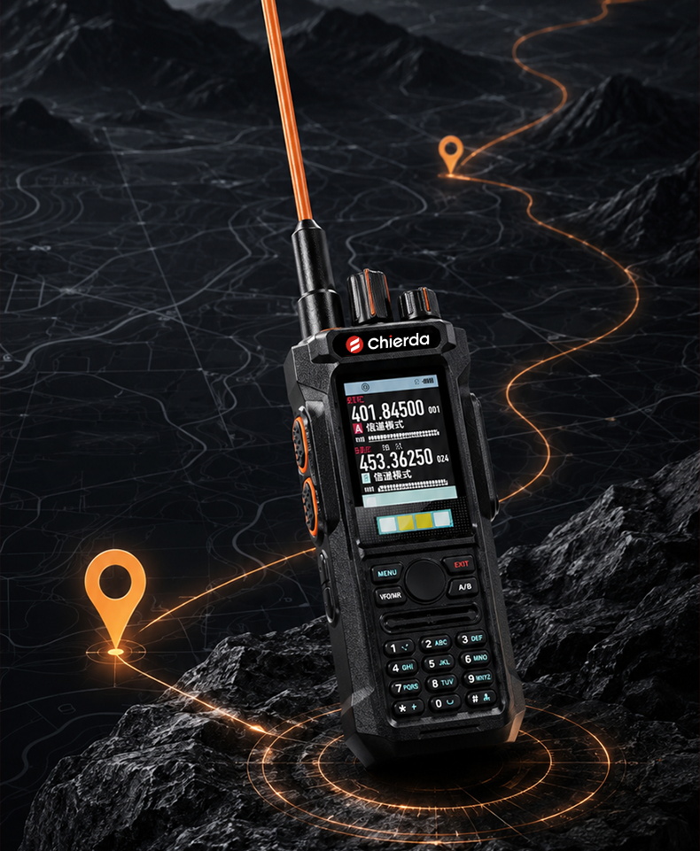 Chierda T6 Dual Band Ham Radio GPS APRS - Image 10
