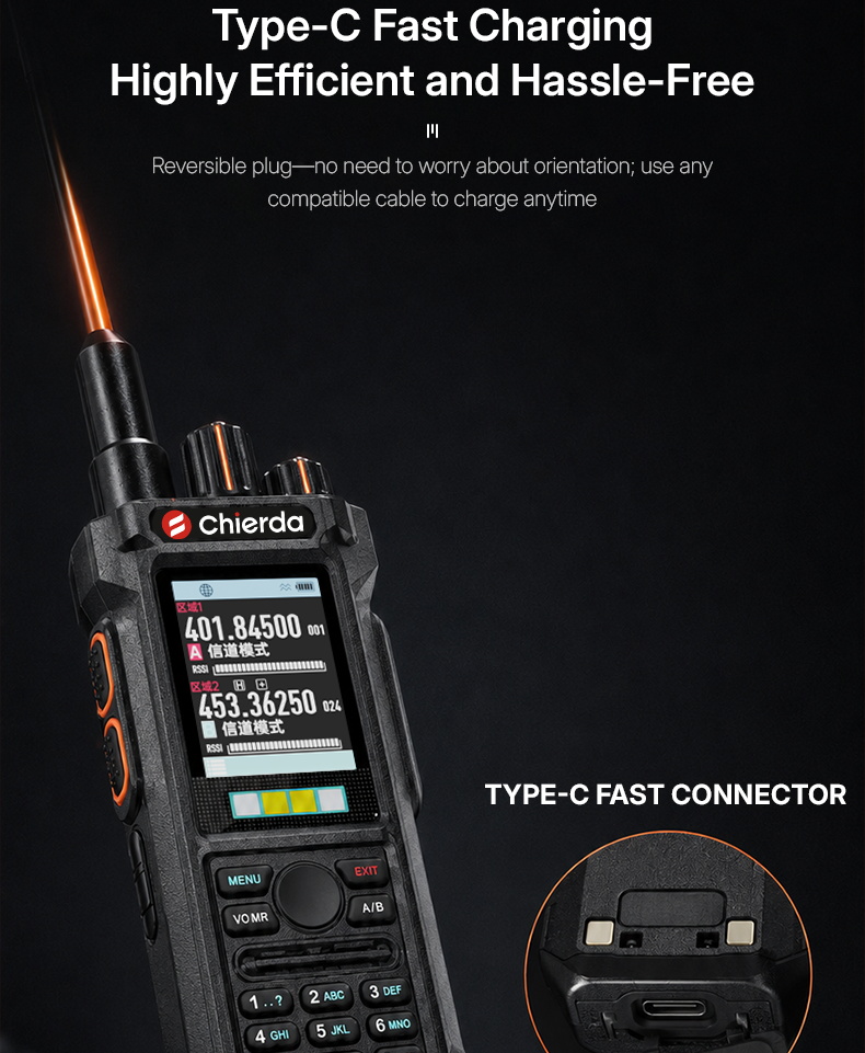 Chierda T6 Dual Band Ham Radio GPS APRS - Image 12