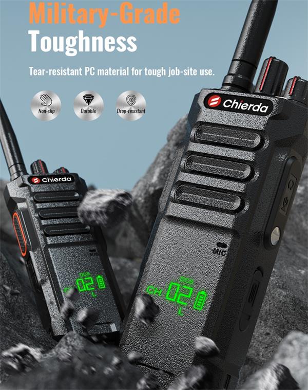 Chierda T168Pro 15W High Power Long Range Walkie Talkie - Image 7