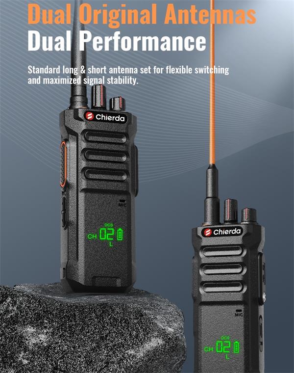 Chierda T168Pro 15W High Power Long Range Walkie Talkie - Image 8