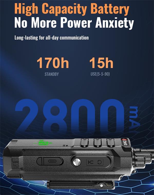Chierda T168Pro 15W High Power Long Range Walkie Talkie - Image 12