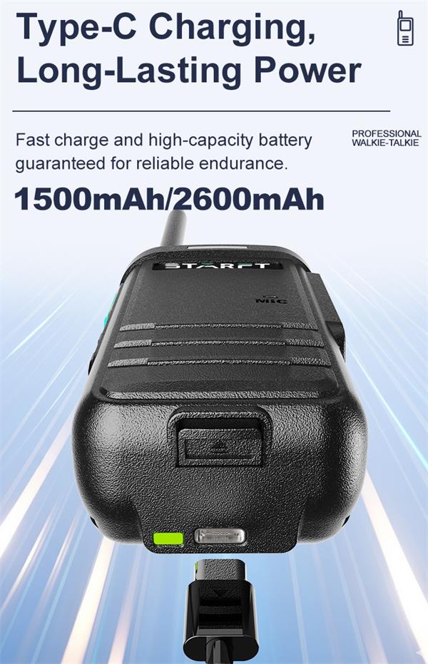 STARFT XA306 2W Compact Walkie Talkie 16 Channels - Image 10