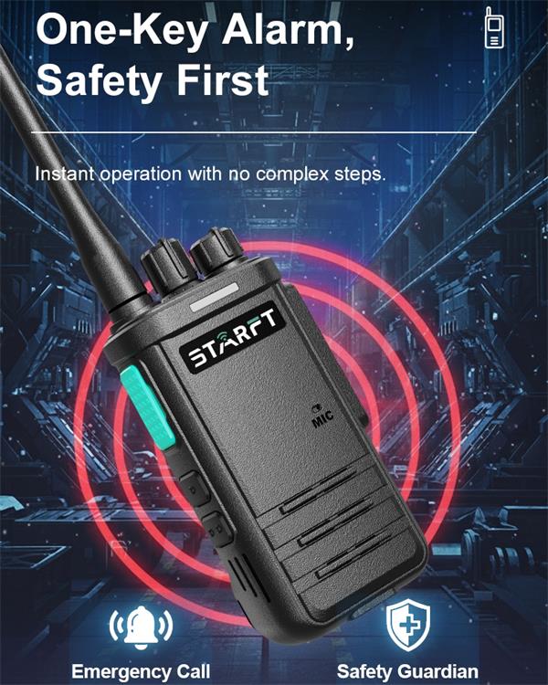 STARFT XA306 2W Compact Walkie Talkie 16 Channels - Image 11